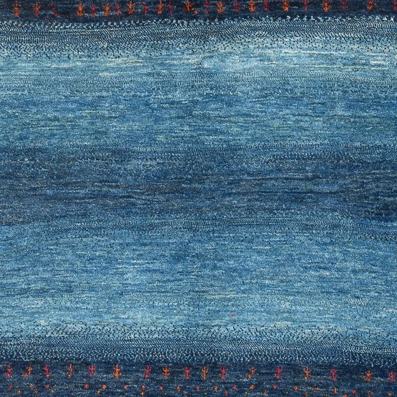 Loribaft Teppich Perser 183x216cm - Orientteppich - dunkelblau