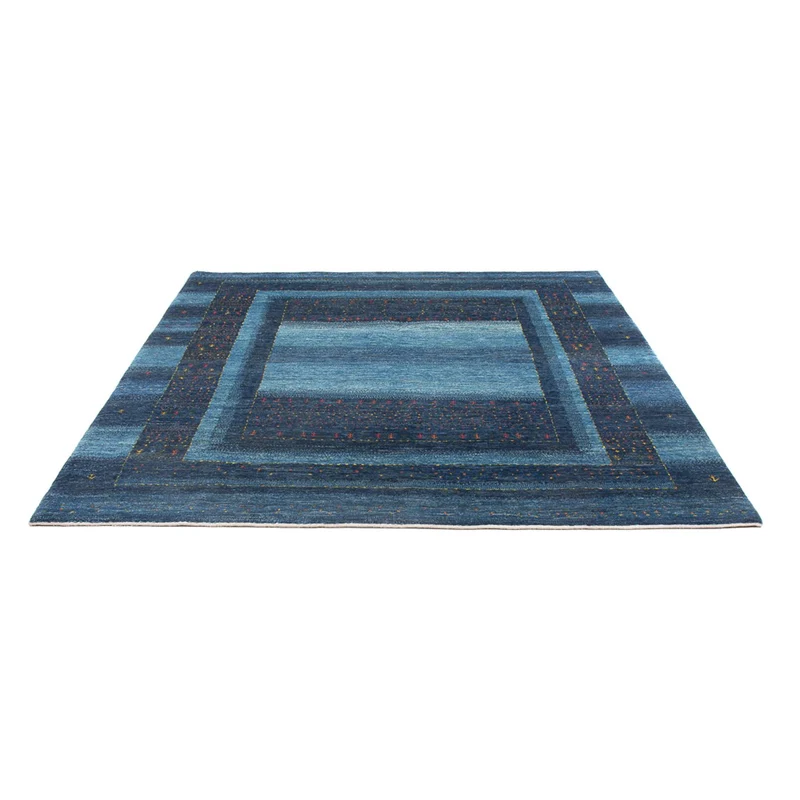 Loribaft Teppich Perser 183x216cm - Orientteppich - dunkelblau