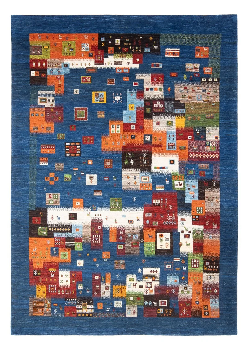 Loribaft Teppich Perser 178x254cm - Orientteppich - mehrfarbig