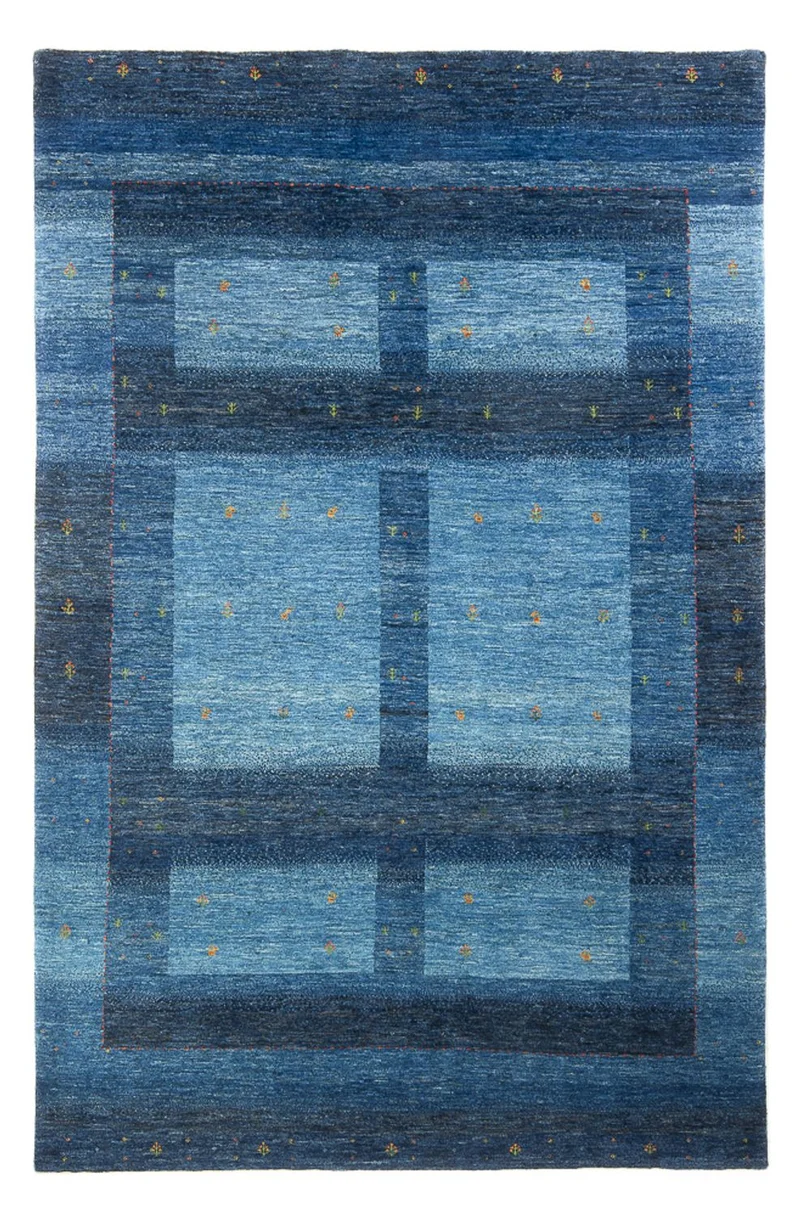 Loribaft Teppich Perser 170x250cm - Orientteppich - dunkelblau