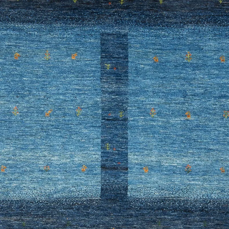 Loribaft Teppich Perser 170x250cm - Orientteppich - dunkelblau