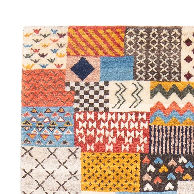 Gabbeh Teppich - Loribaft Perser - 82 x 125 cm - mehrfarbig