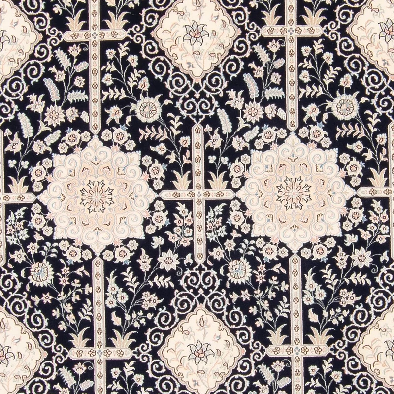 Nain Teppich 245x263cm - Perserteppich - dunkelblau