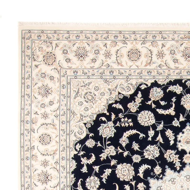 Nain Teppich 223x261cm - Perserteppich - dunkelblau