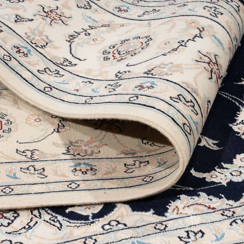Nain Teppich 223x261cm - Perserteppich - dunkelblau