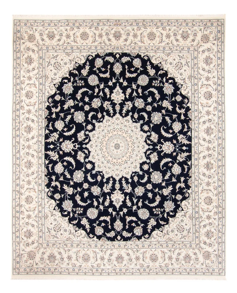 Nain Teppich 227x280cm - Perserteppich - dunkelblau