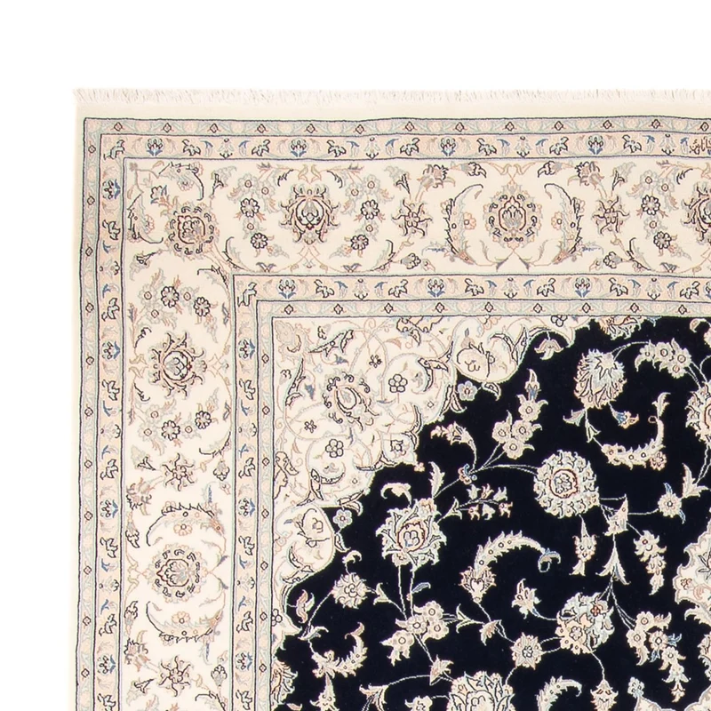 Nain Teppich 227x280cm - Perserteppich - dunkelblau