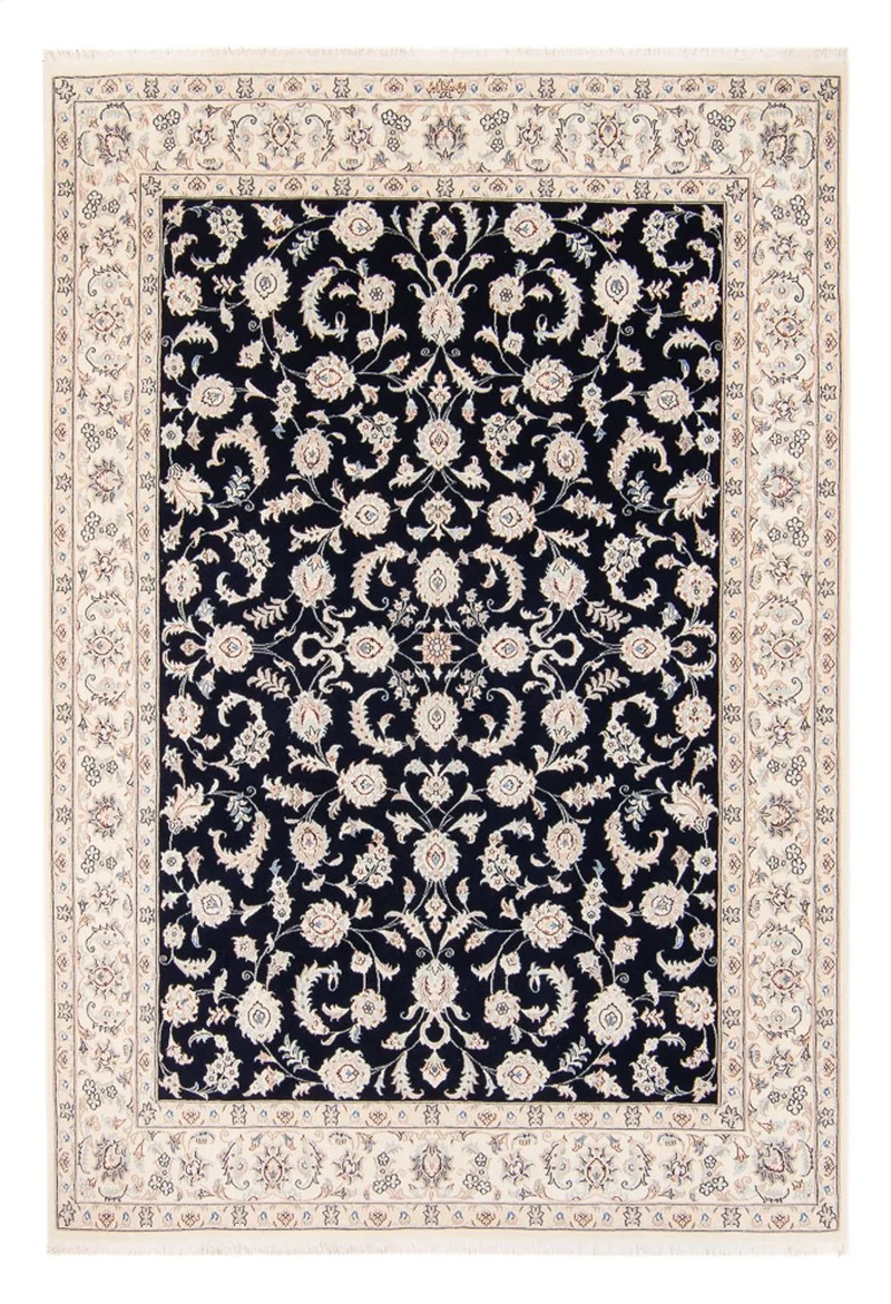 Nain Teppich 172x235cm - Perserteppich - dunkelblau