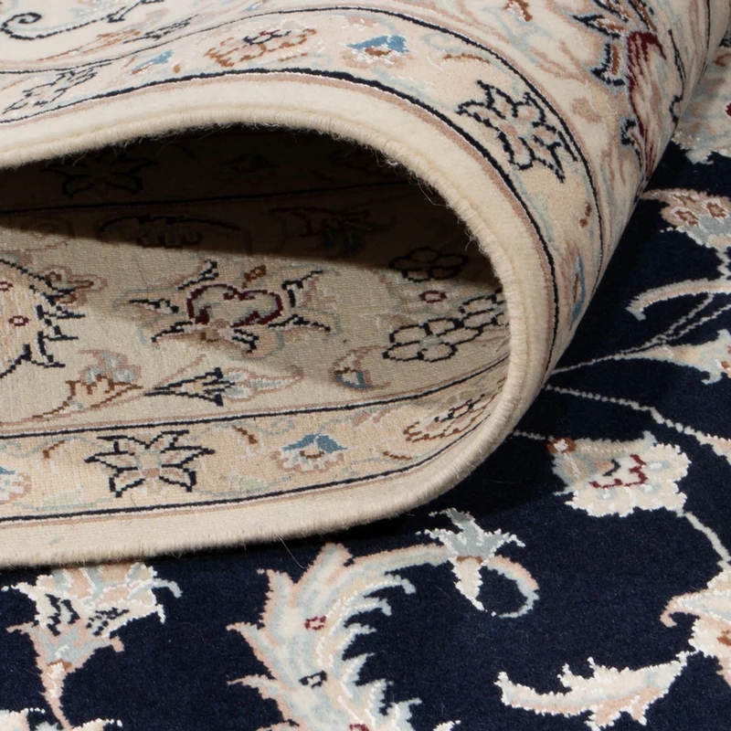 Nain Teppich 172x235cm - Perserteppich - dunkelblau