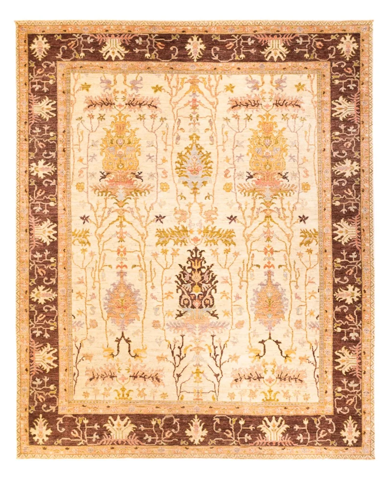 Usak Teppich 247x307cm - Orientteppich - beige