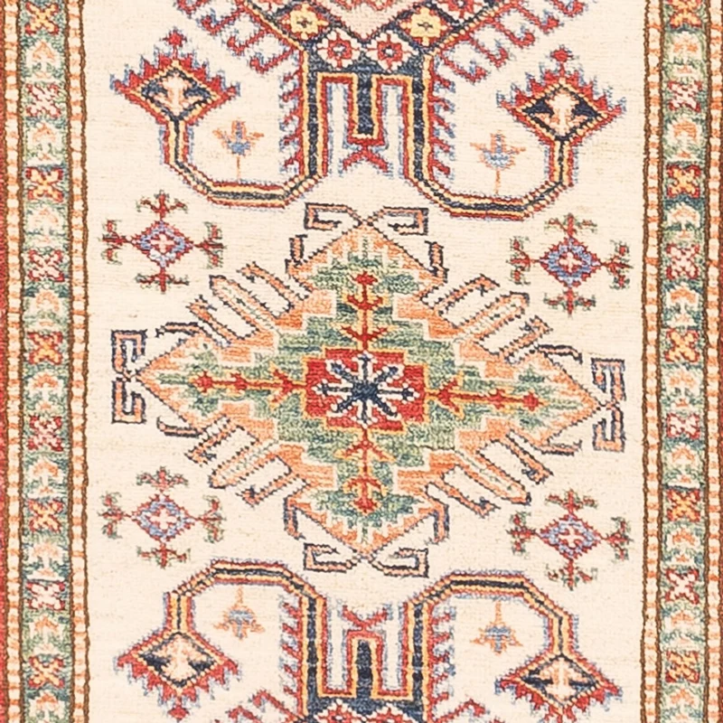 Kazak Teppich 81x305cm - Orientteppich - beige