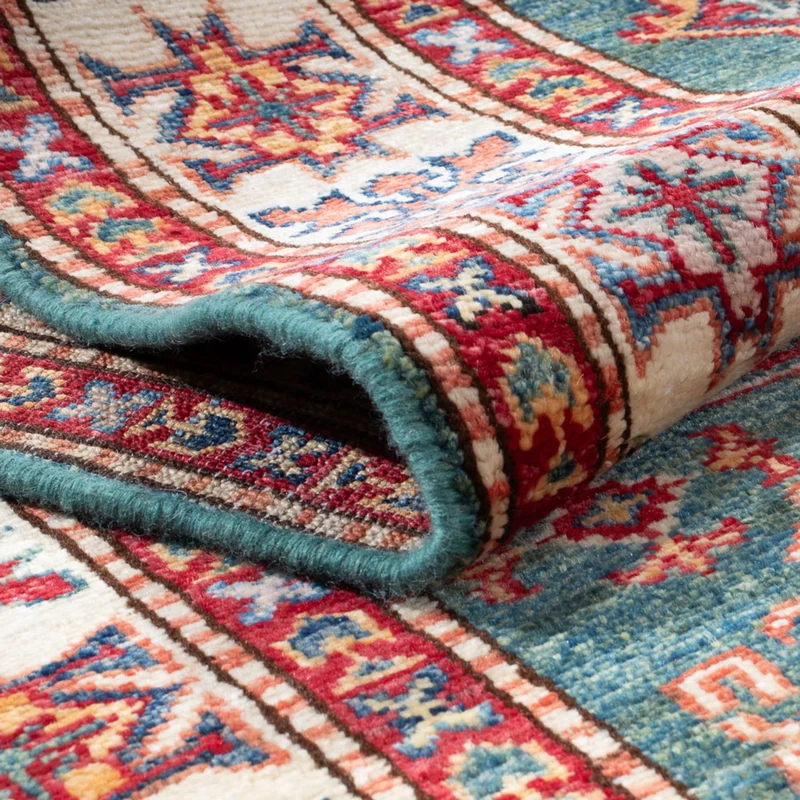 Kazak Teppich 81x298cm - Orientteppich - grün