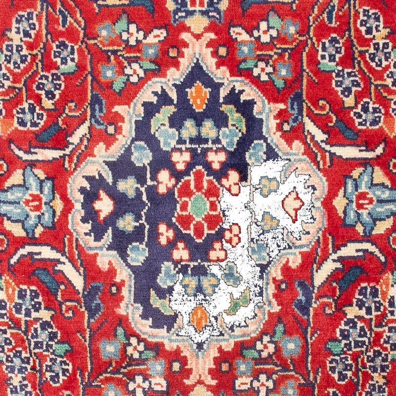 Sarough Teppich 65x85cm - Perserteppich - dunkelblau