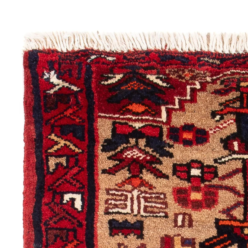 Malayer Teppich 50x66cm - Perserteppich - braun