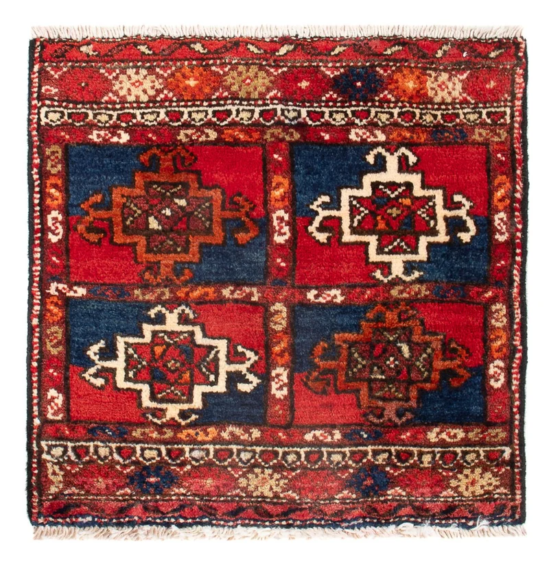Malayer Teppich 54x53cm - Perserteppich - mehrfarbig