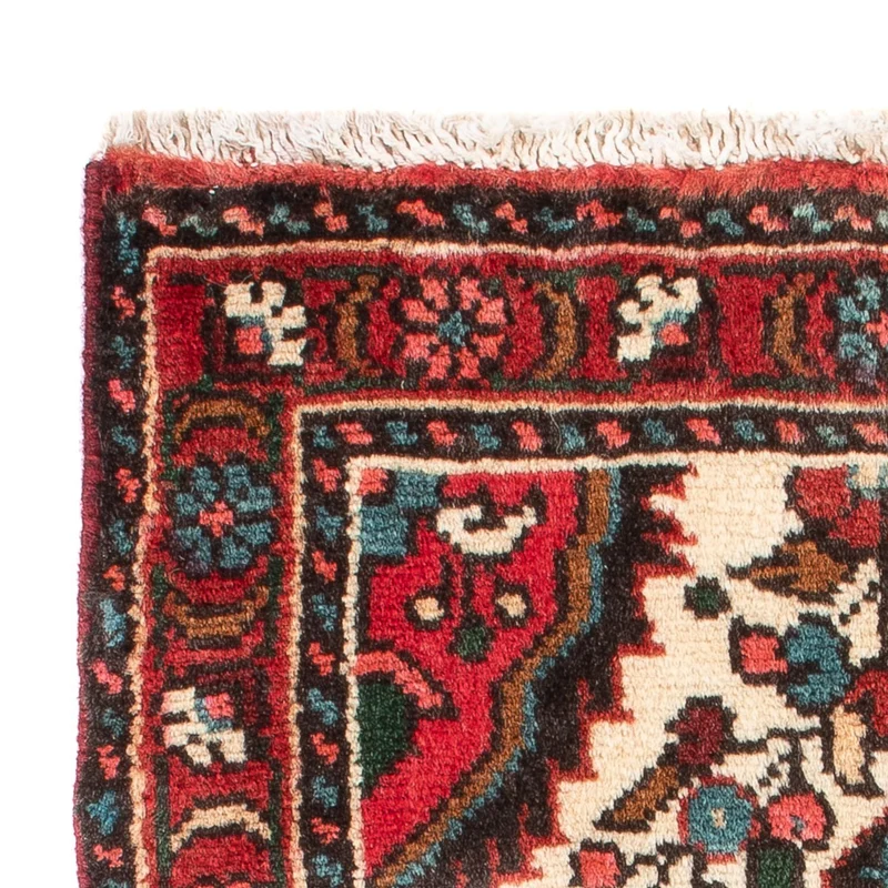 Malayer Teppich 47x64cm - Perserteppich - creme