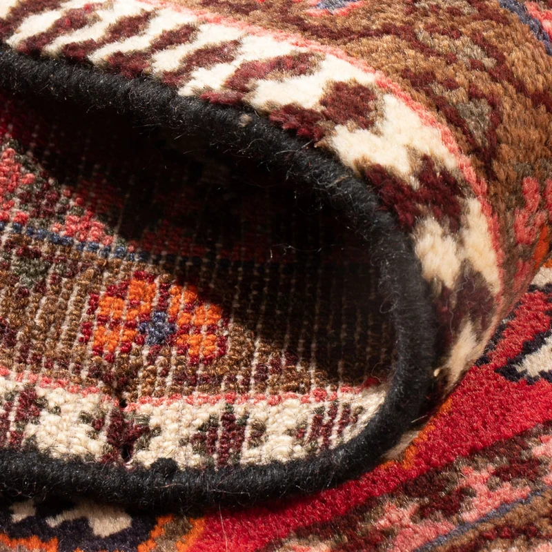Turkaman Teppich 67x89cm - Orientteppich - rot