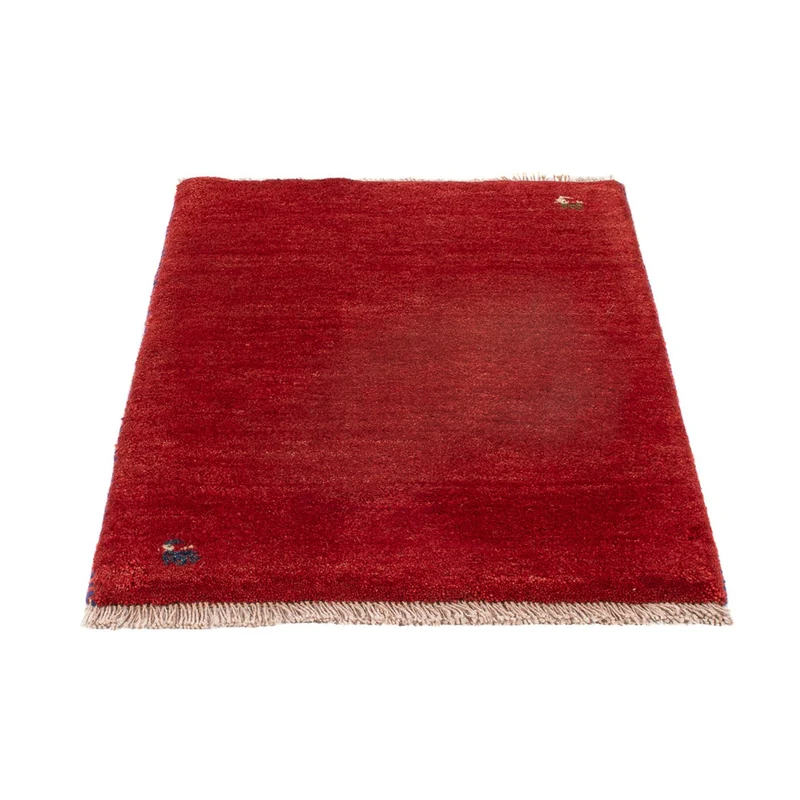 Gabbeh Persisch Teppich 63x83cm - Perserteppich Wollteppich - rot