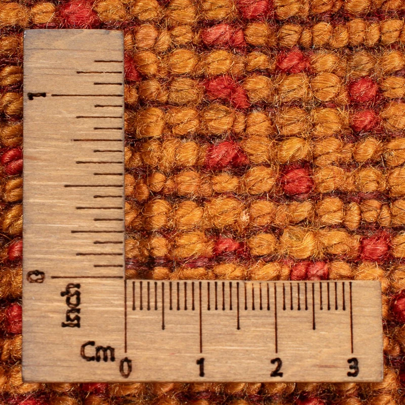 Gabbeh Persisch Teppich 85x258cm - Perserteppich Wollteppich - orange