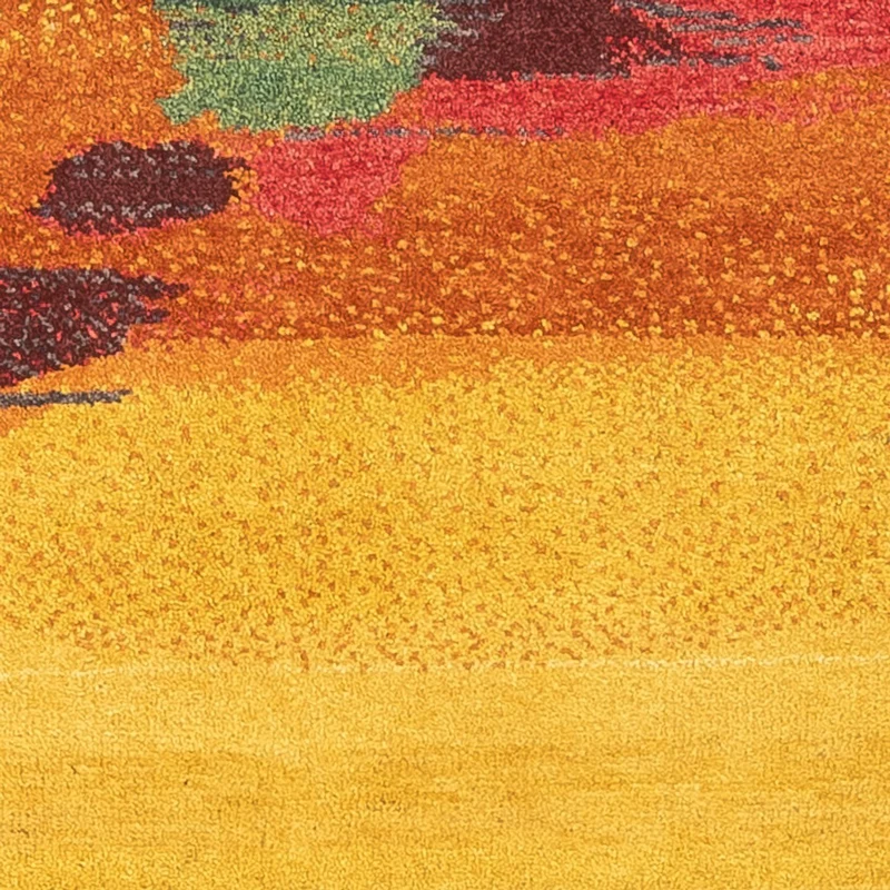 Gabbeh Persisch Teppich 85x213cm - Perserteppich Wollteppich - mehrfarbig