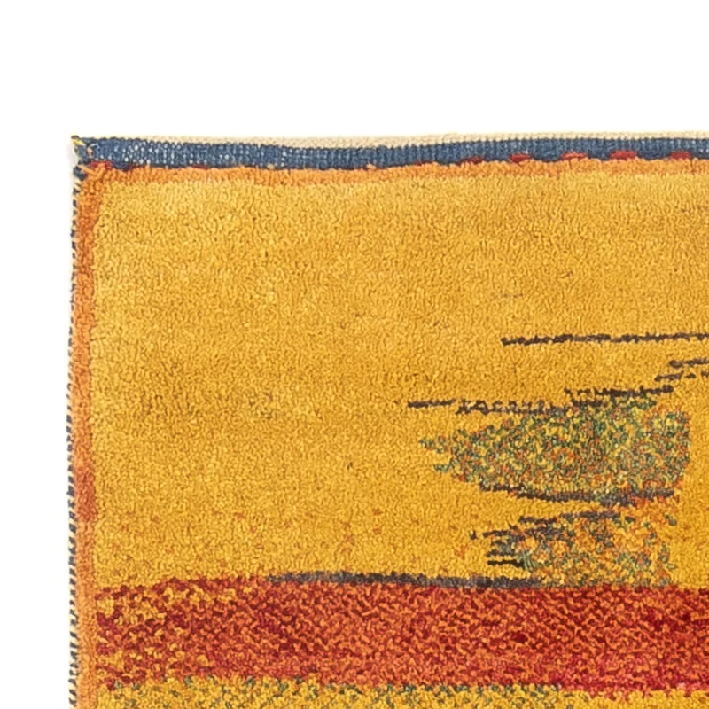 Gabbeh Persisch Teppich 85x213cm - Perserteppich Wollteppich - mehrfarbig