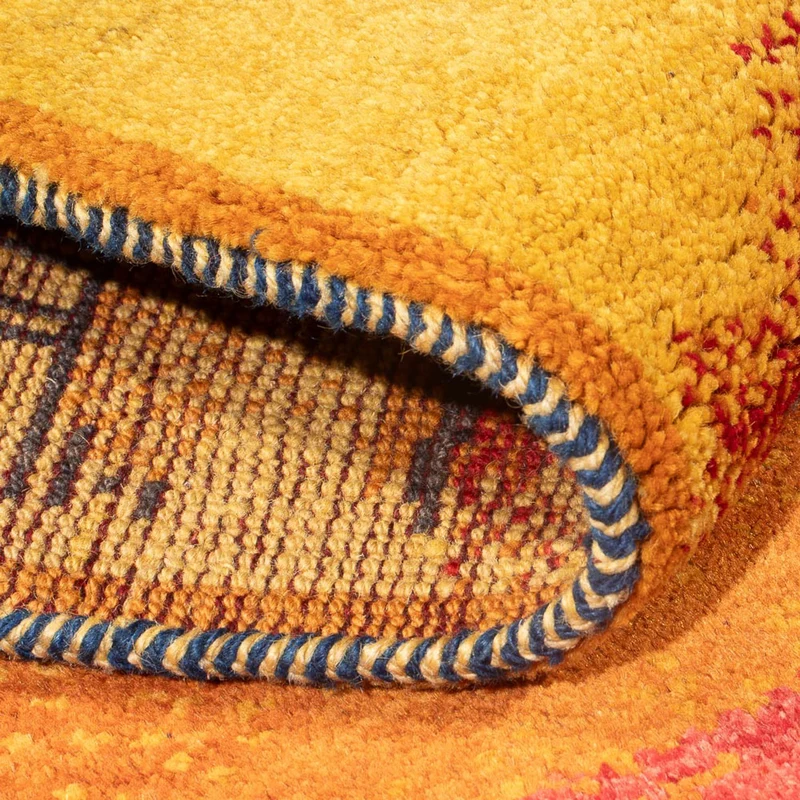 Gabbeh Persisch Teppich 85x213cm - Perserteppich Wollteppich - mehrfarbig