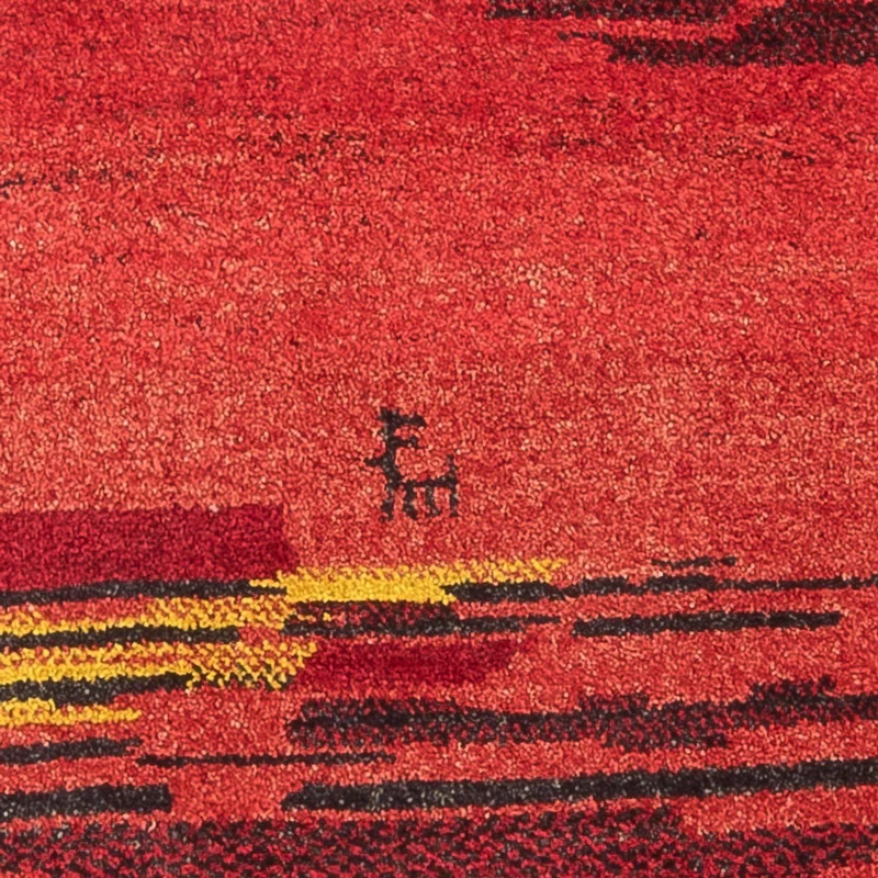 Gabbeh Persisch Teppich 83x200cm - Perserteppich Wollteppich - mehrfarbig