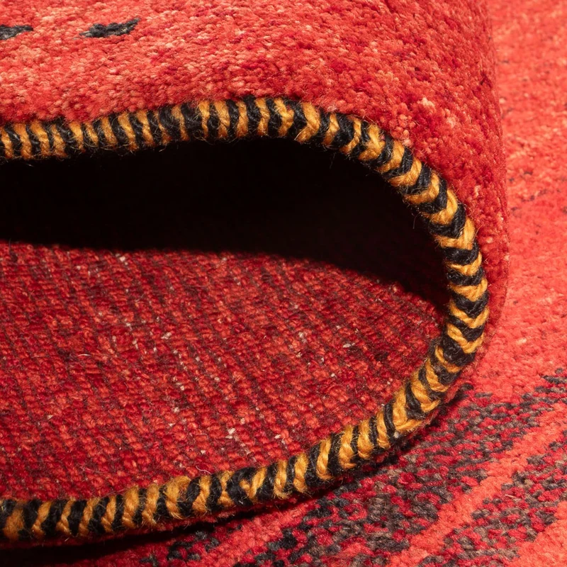 Gabbeh Persisch Teppich 83x200cm - Perserteppich Wollteppich - mehrfarbig