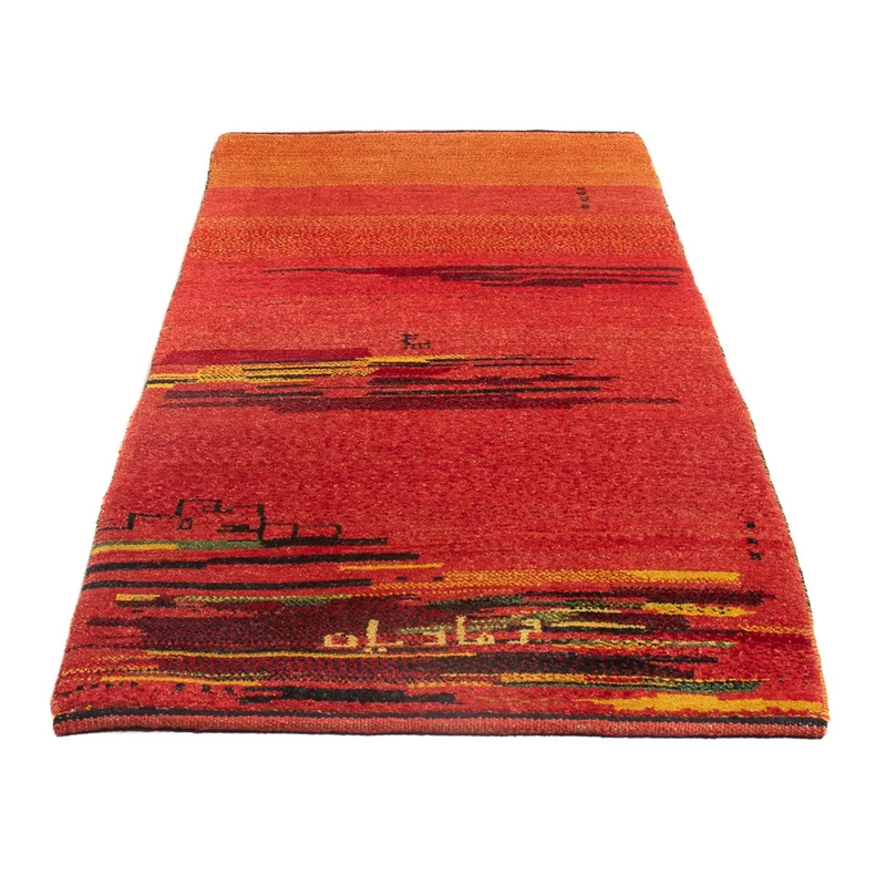 Gabbeh Persisch Teppich 83x200cm - Perserteppich Wollteppich - mehrfarbig
