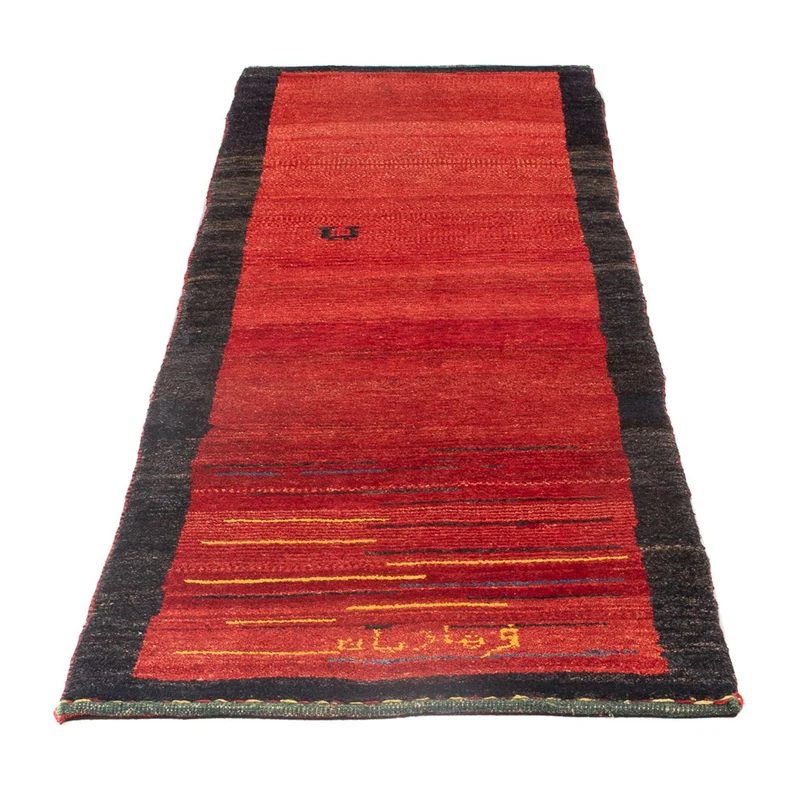 Gabbeh Persisch Teppich 70x228cm - Perserteppich Wollteppich - mehrfarbig