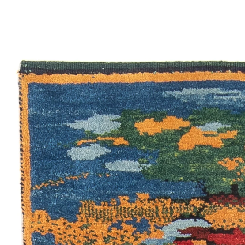 Gabbeh Persisch Teppich 78x242cm - Perserteppich Wollteppich - mehrfarbig