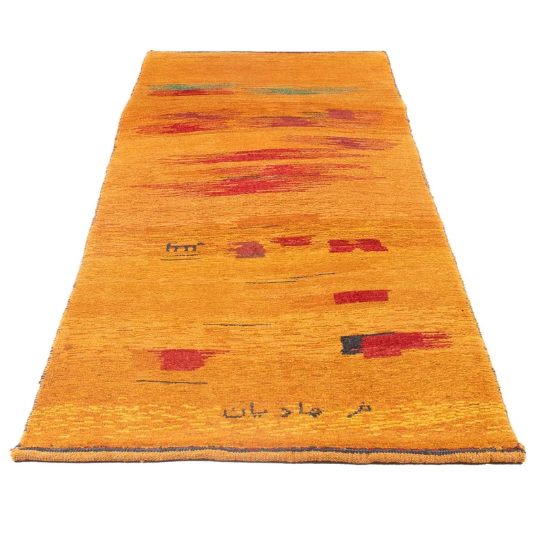Gabbeh Persisch Teppich 80x233cm - Perserteppich Wollteppich - mehrfarbig