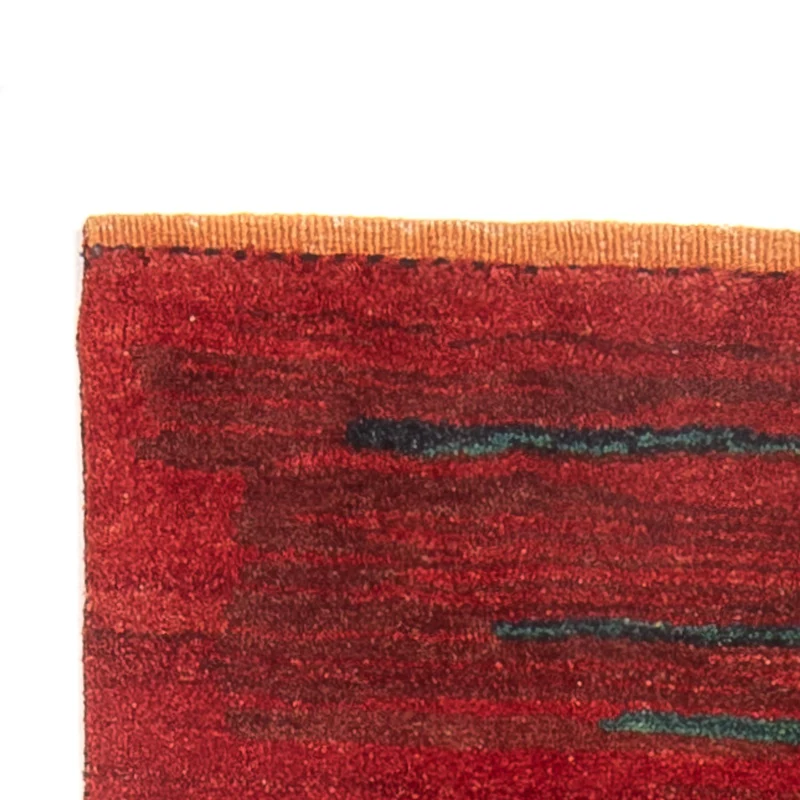 Gabbeh Persisch Teppich 73x236cm - Perserteppich Wollteppich - mehrfarbig