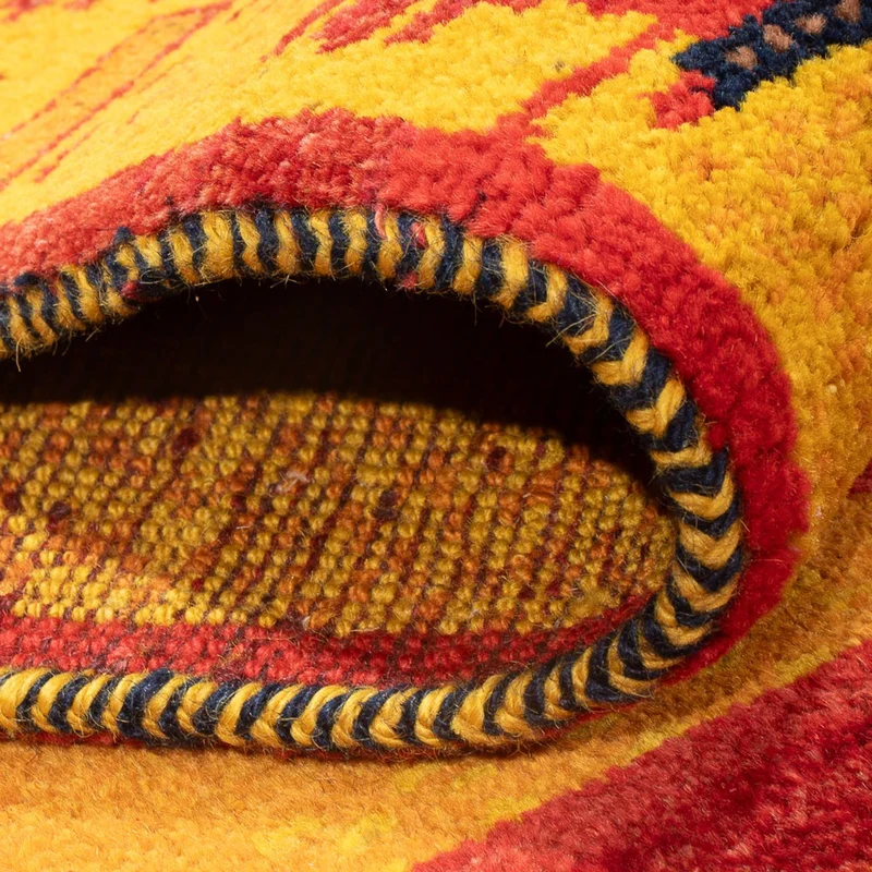 Gabbeh Persisch Teppich 85x235cm - Perserteppich Wollteppich - mehrfarbig