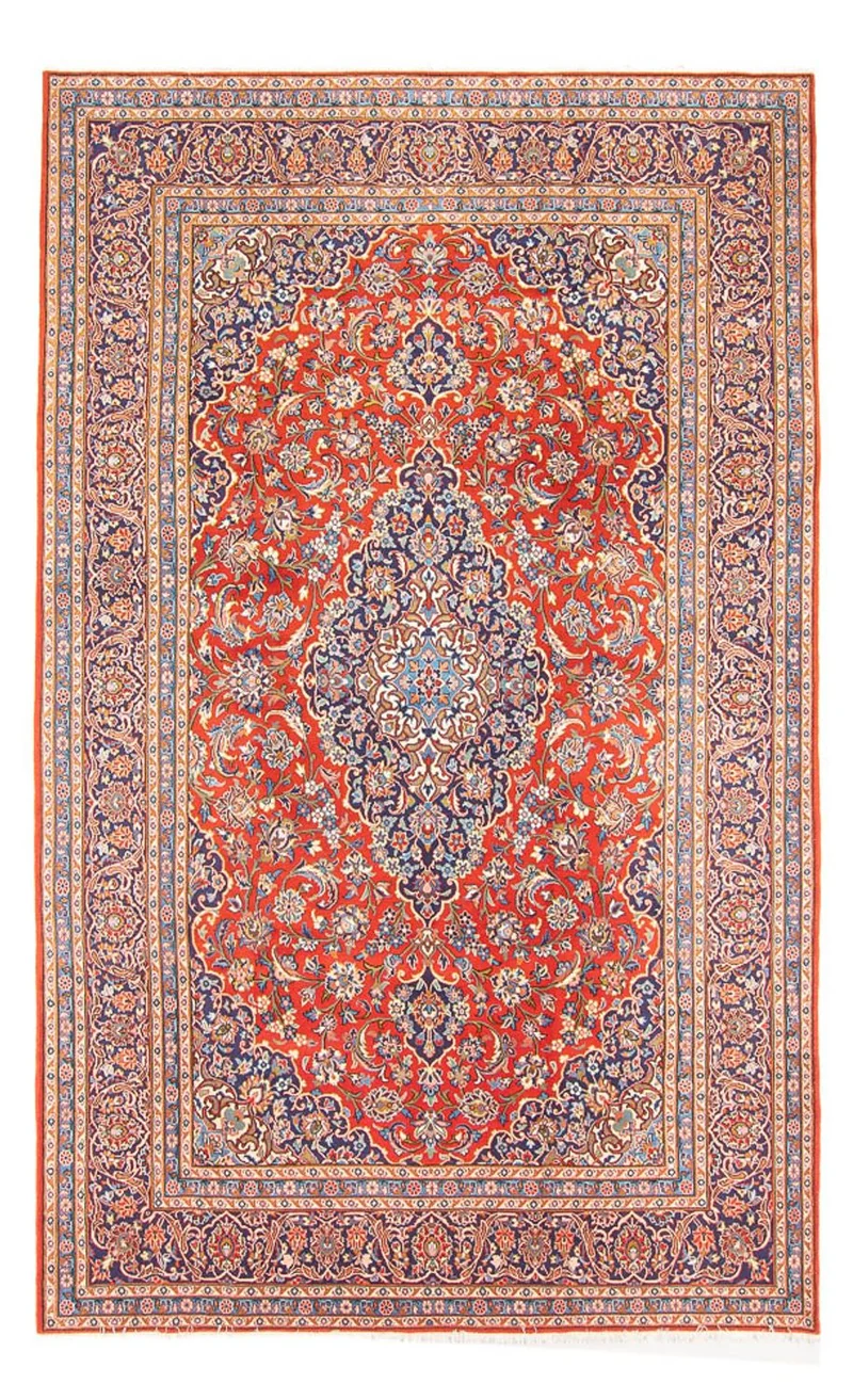Keshan Teppich 202x314cm - Perserteppich - rot