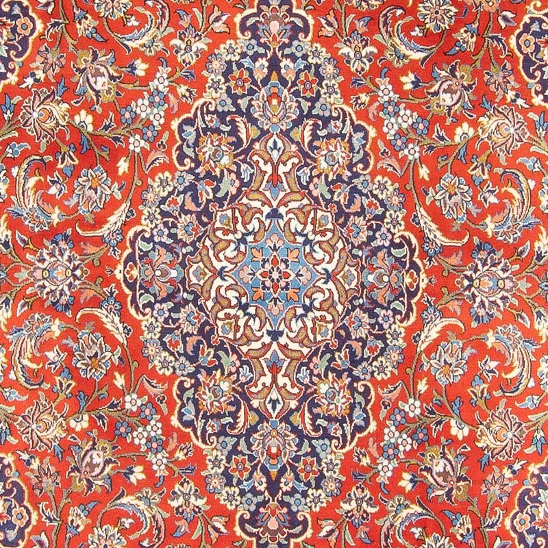 Keshan Teppich 202x314cm - Perserteppich - rot