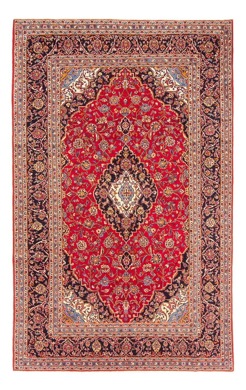 Keshan Teppich 209x305cm - Perserteppich - rot