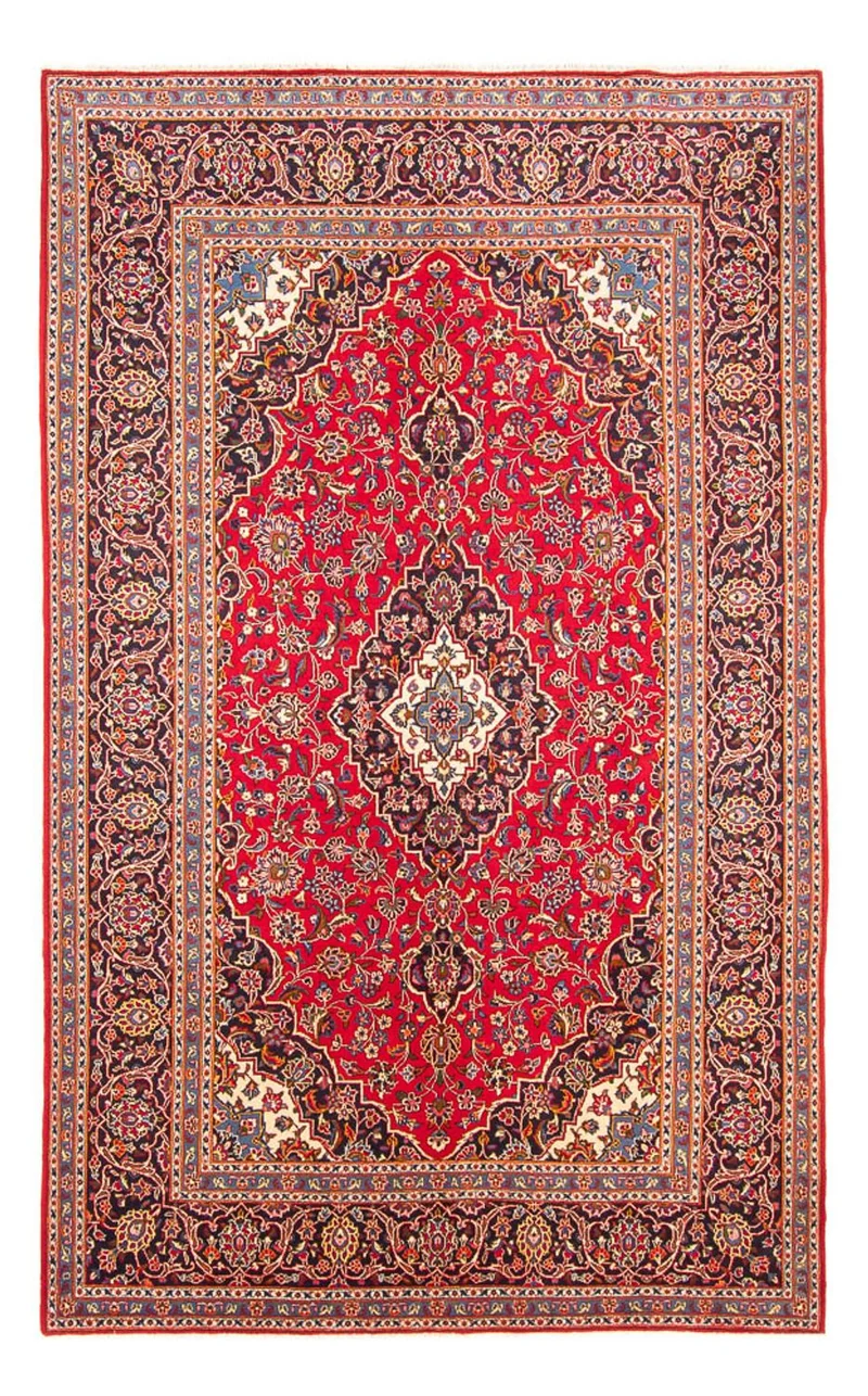 Keshan Teppich 208x312cm - Perserteppich - rot