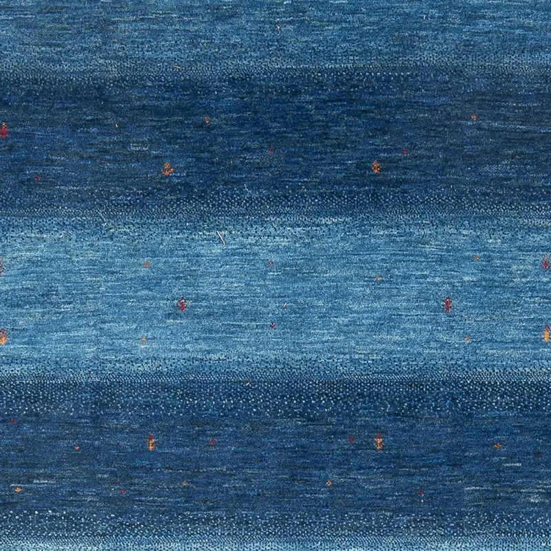 Gabbeh Teppich - Loribaft Perser - 179 x 232 cm - seeblau