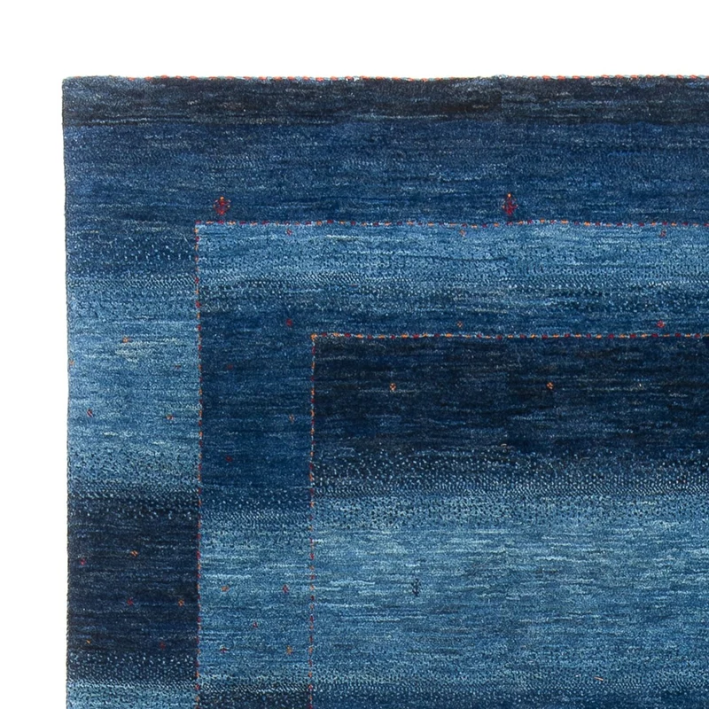 Gabbeh Teppich - Loribaft Perser - 179 x 232 cm - seeblau