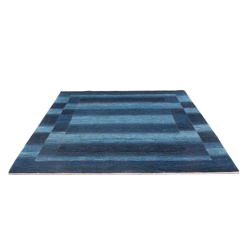 Gabbeh Teppich - Loribaft Perser - 179 x 232 cm - seeblau