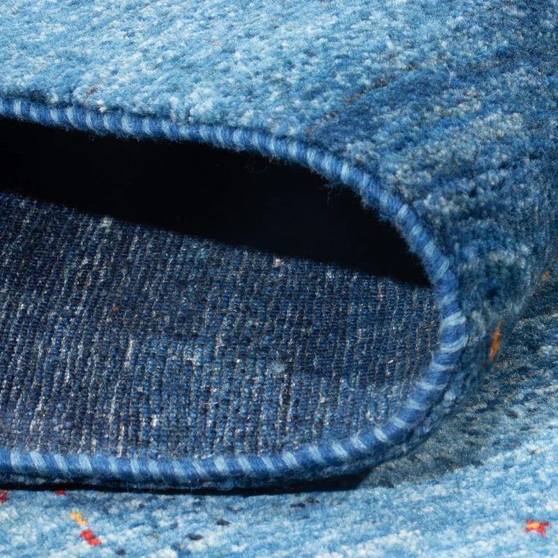 Gabbeh Teppich - Loribaft Perser - 180 x 241 cm - seeblau