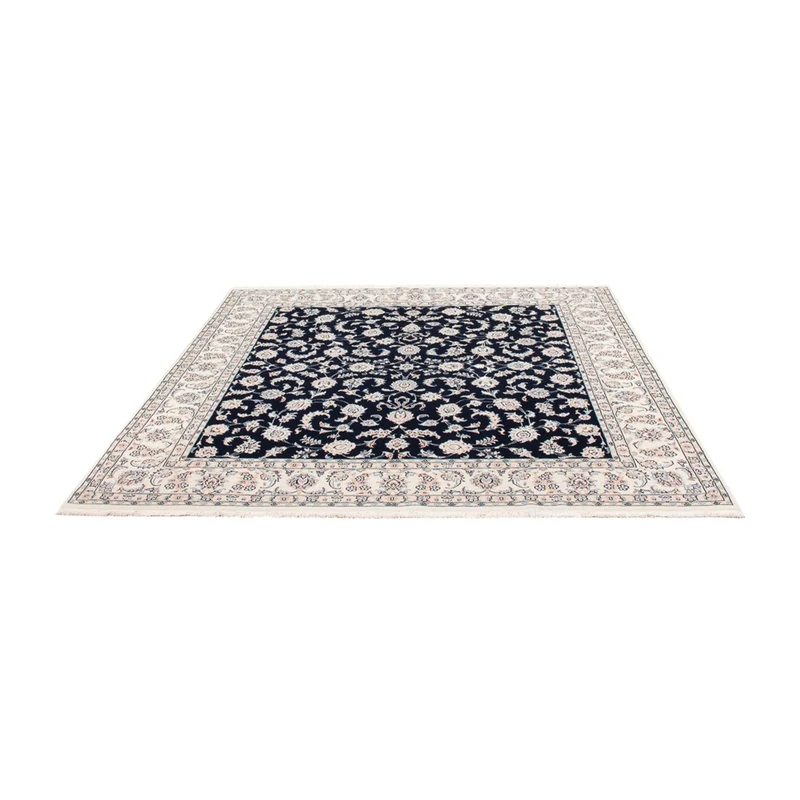 Perserteppich - Nain quadratisch - 200 x 213 cm - dunkelblau