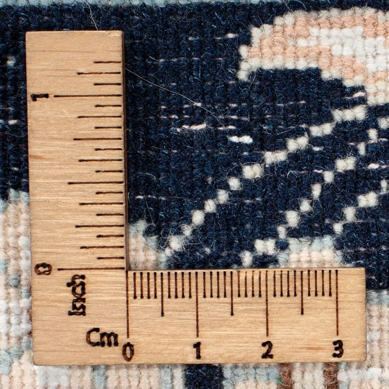 Perserteppich - Nain quadratisch - 200 x 213 cm - dunkelblau