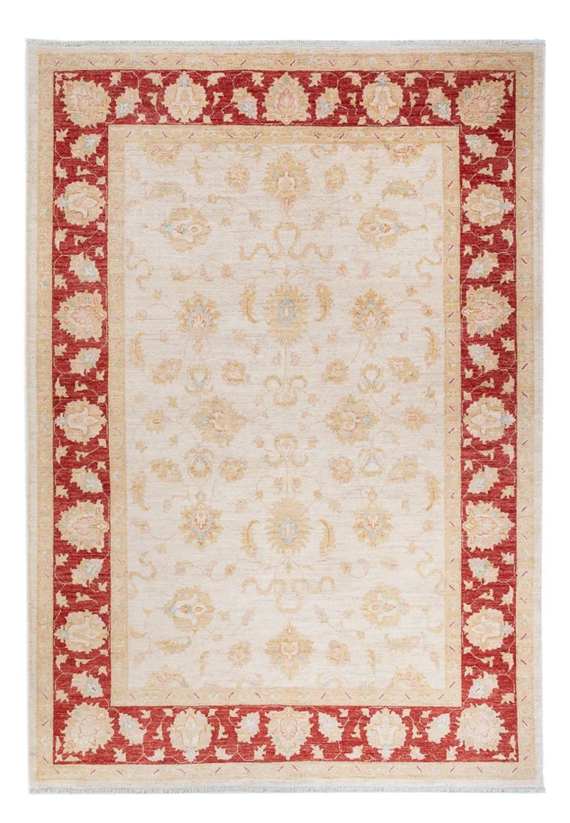 Ziegler Teppich 172x242cm - Orientteppich - creme