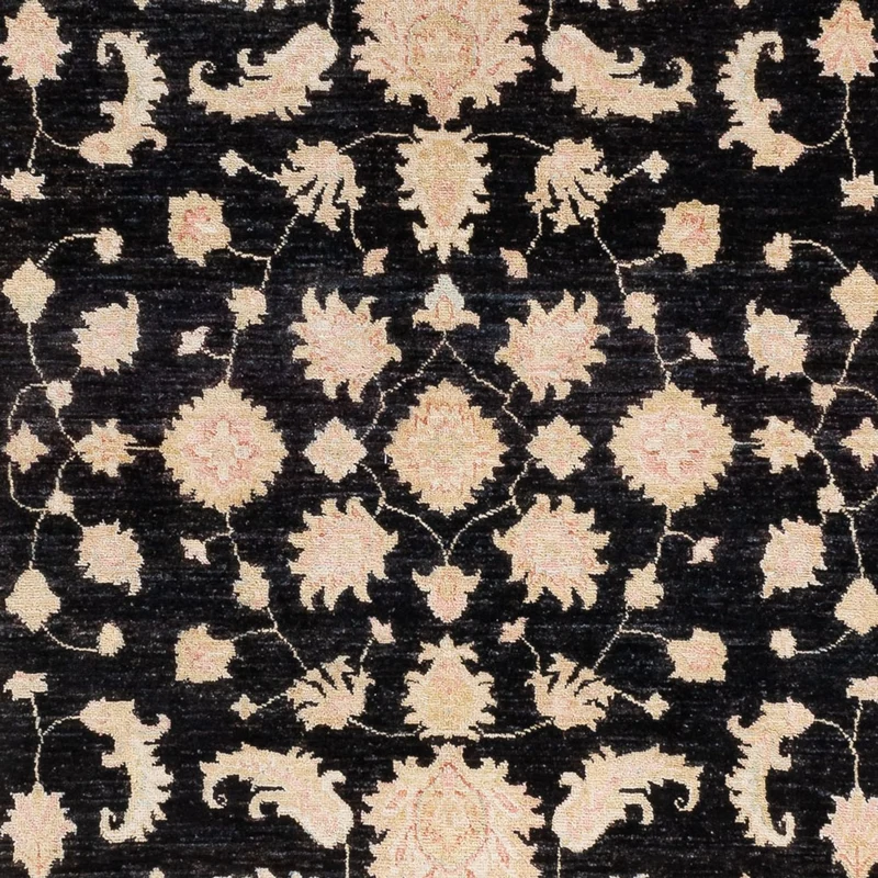 Ziegler Teppich 169x252cm - Orientteppich - schwarz