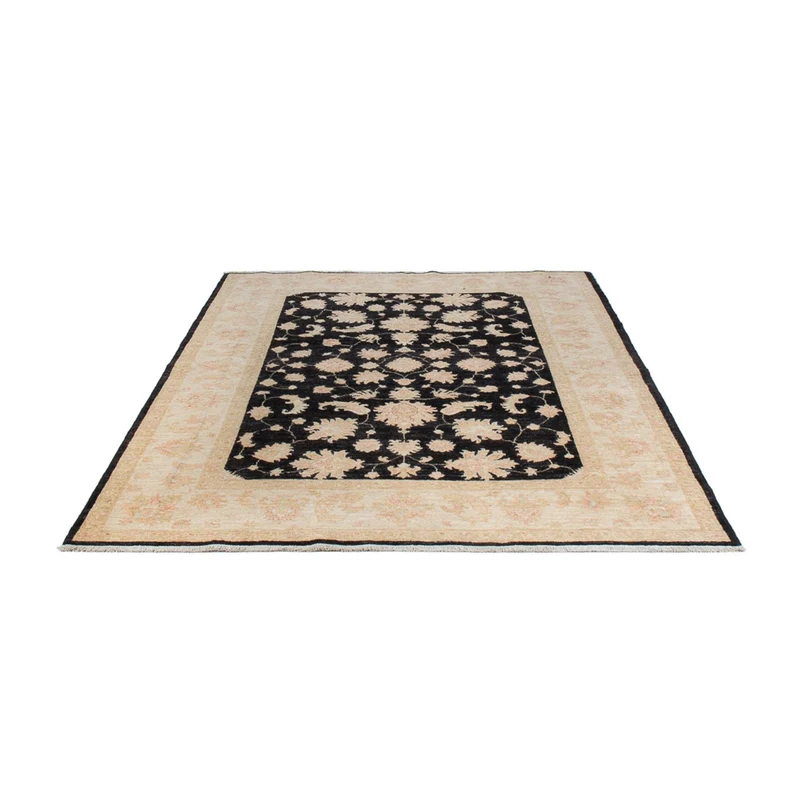 Ziegler Teppich 169x252cm - Orientteppich - schwarz