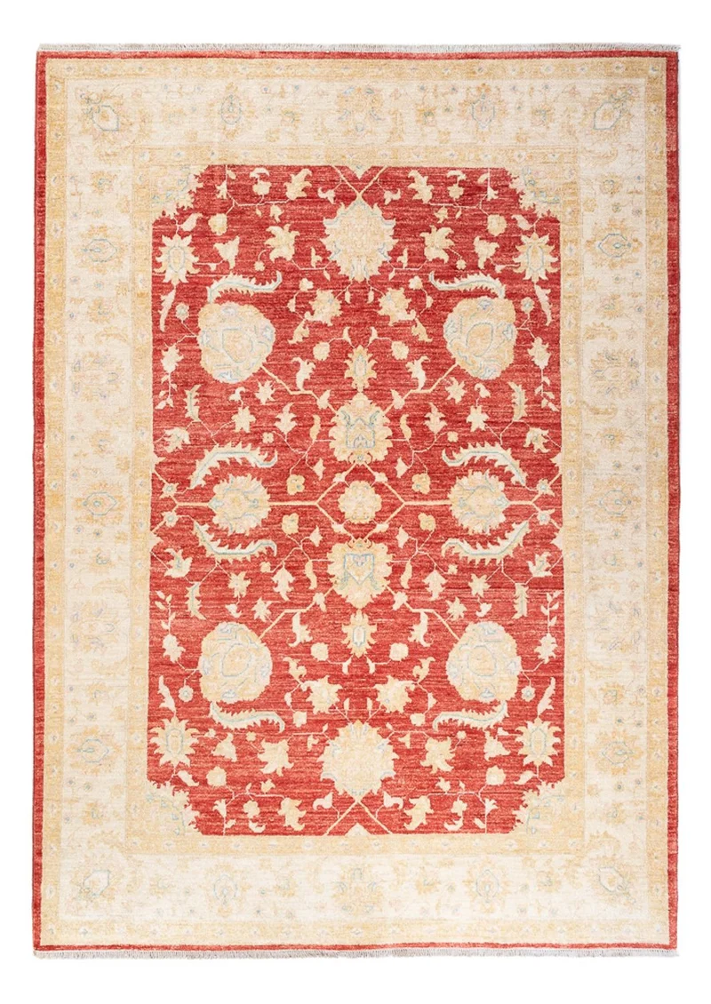 Ziegler Teppich 170x233cm - Orientteppich - rot