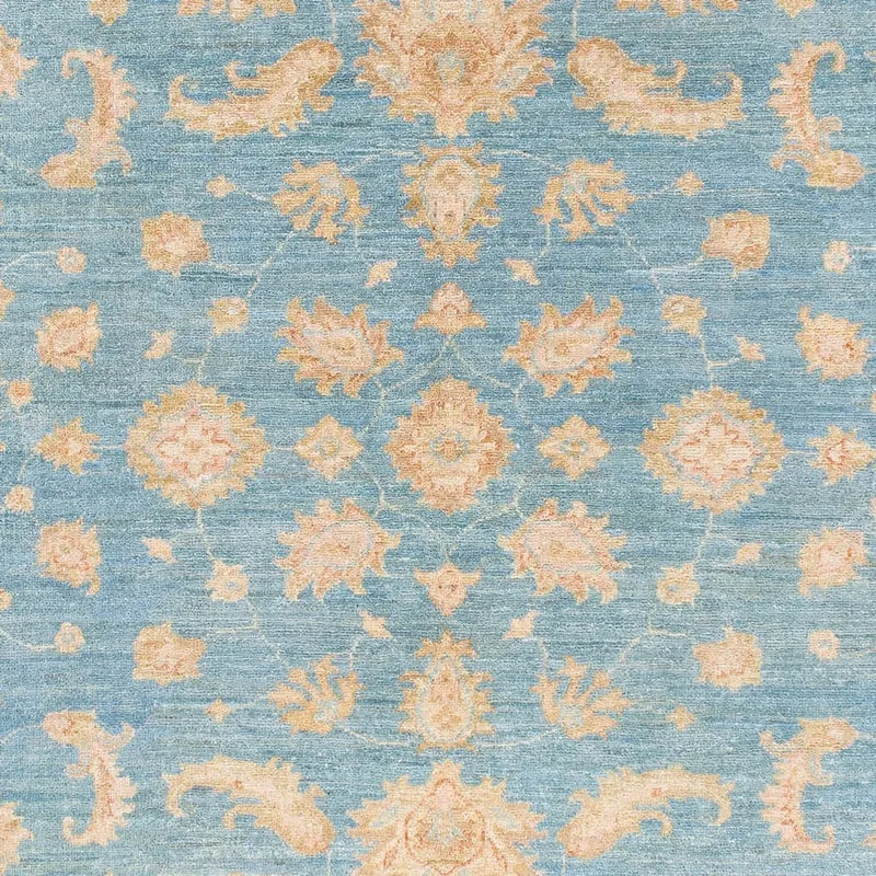 Ziegler Teppich 176x236cm - Orientteppich - blau