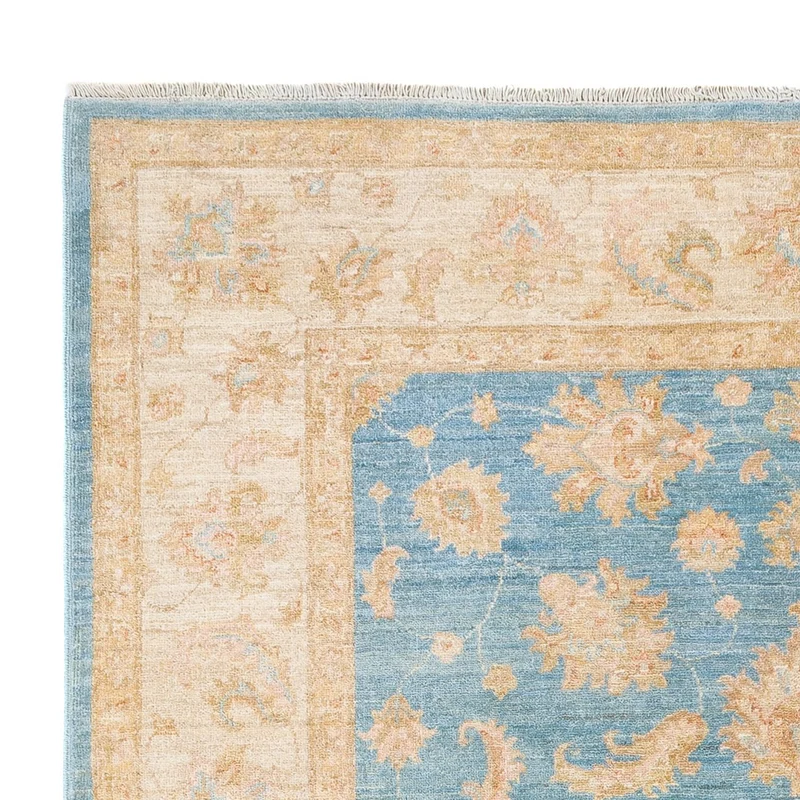 Ziegler Teppich 176x236cm - Orientteppich - blau